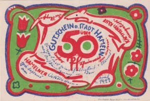 Hameln 50 Pf G-566.4a 1.4.1922 AU/UNC