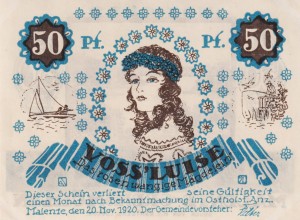 Malente-Gremsmuhlen 50 Pf G-864.1 20.11.1920 AU/UNC