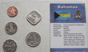 Wyspy Bahamy 1-50 Cents  1992-2004 5 szt. UNC