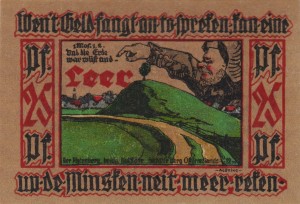 Leer 25 Pf G-782.1 10.1921 aUNC 