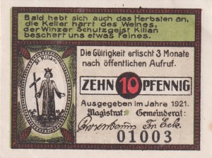 Langewiesen 10 Pf G-772 1921  