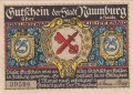 Naumburg 25 Pf G-928.7.3 1921 aUNC 3. Wenzelsthor A.jpg