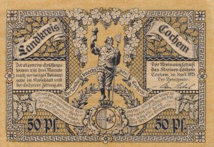 Cochem 50 Pf G-237.1 4.1921 XF