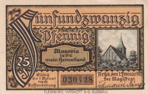 Arys 25 Pf G-47.1a 1.2.1921 AU/UNC