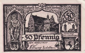 Juterbog  50 Pf G-663.1 1.10.1920-31.3.1922 XF