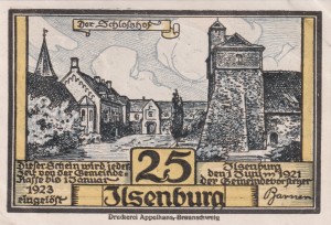 Ilsenburg 25 Pf G-644.2 1.6.1921 -1.1.1923 XF