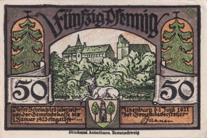 Ilsenburg 50 Pf G-644.2 1.6.1921 -1.1.1923 VF