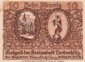 Leobschutz 10 Pf G-793.1 -31.12.1922 