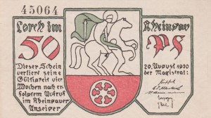 Lorch 50 Pf G-815.2 20.8.1920 AU/UNC