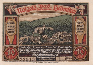 Liebenstein 10 Pf G-799.1a XF