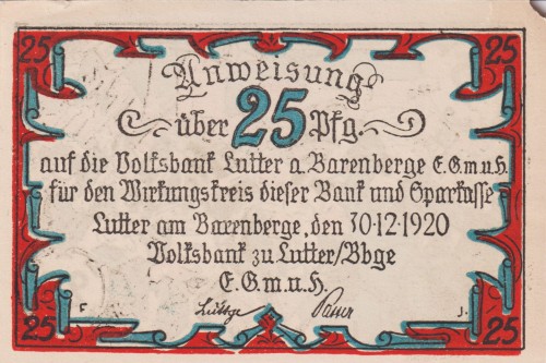 Lutter am Barenberge 25 Pf  G-847.1 A.jpg