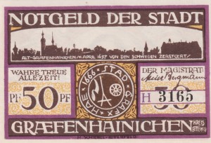 Grafenhainichen 50 Pf  G-461 aUNC