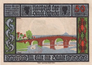 Lobeda 50 Pf G-808.3 1921 XF 