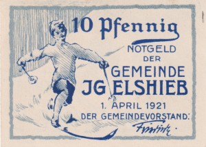 Igelshieb 10 Pf  G-642.1a 1.4.1921 aUNC