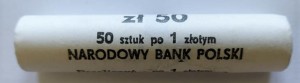 Polska 1 Złoty 1989 Y-49.3 50 szt. UNC