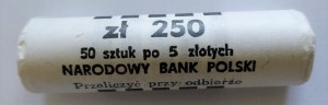 Polska 5 Złotych 89-90 Y-81.3 50 szt. UNC