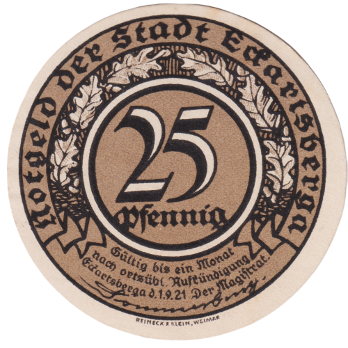 Eckartsberga Thur 25 Pf  G-305.4.4 Land des Rechtes A.png