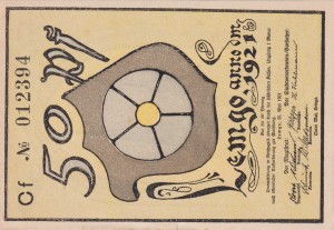 Lemgo 50 Pf G-789.2g 25.5.1921 XF Serien: Cf