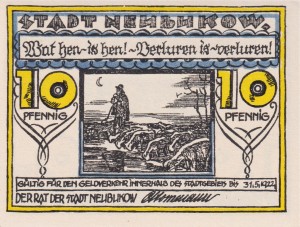 Neubukow 10 Pf G-936.1 31.5.1922 UNC 