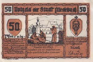 Medebach 50 Pf G-875.1 2.9.1921 AU/UNC 