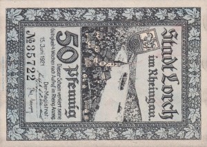 Lorch 50 Pf G-815.3 15.6.1921 aUNC