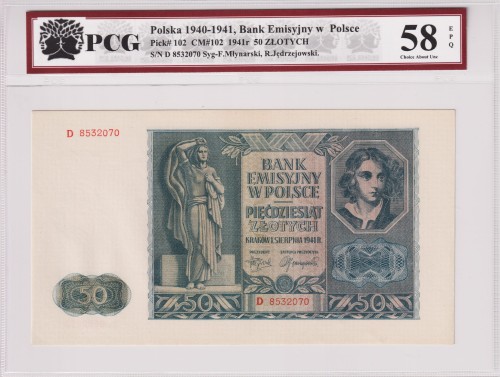 Polska 50 Złotych CM-102 P-102 1941 PCG 58 A.jpg