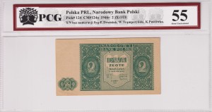 Polska 2 Złote CM-124a P-124 1946 PCG 55