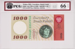 Polska PRL 1000 Złotych CM-141 P-141a 1965 PCG 66