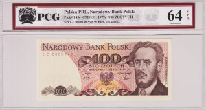 Polska PRL 100 Złotych CM-151 P-143c 1979 PCG 64