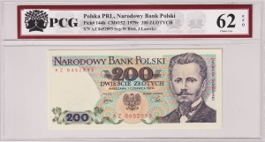 Polska PRL 200 Złotych CM-152 P-144b 1979 PCG 62