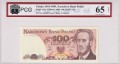 Polska PRL 100 Złotych CM-166 P-143e 1986 PCG 65 A.jpg