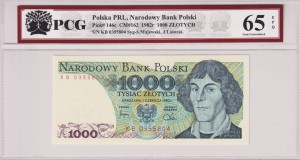 Polska PRL 1000 Złotych CM-162 P-146c 1982 PCG 65