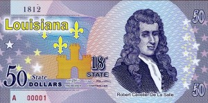 USA State of LOUISIANA $50 Polimer UNC